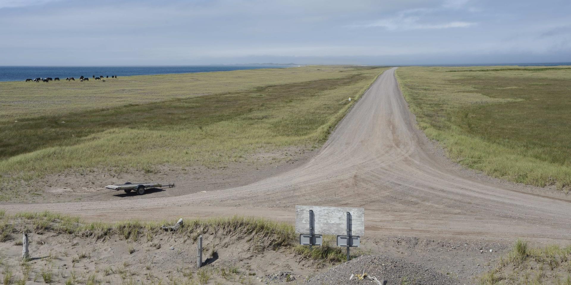 Grand Barachois Isthme Sentier Tourisme Saint Pierre Et Miquelon