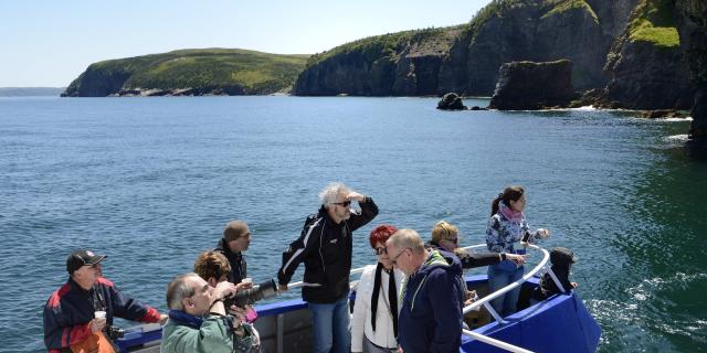 Excursion en mer, à bord du bateau 