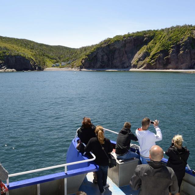 Excursion en mer, à bord du bateau 